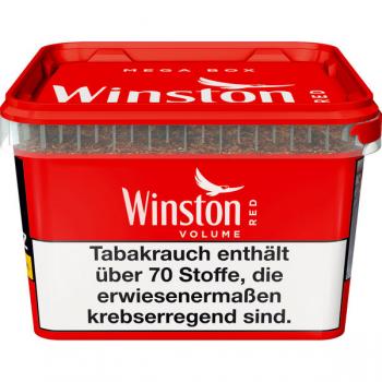 3x Winston Red 140g Mega Box Volumentabak Stopftabak + 1000 Hülsen + 5 Feuerzeug
