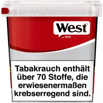 2x West Red Tabak Giga Box 176g Volumentabak + 1000 Hülsen + 5 Feuerzeuge