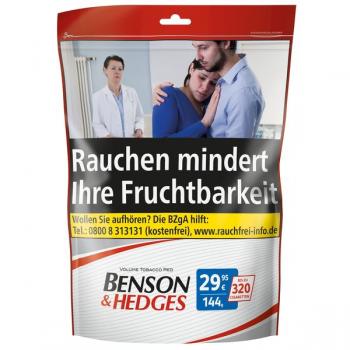 3x Benson & Hedges 144g 3XL Tüte Stopftabak Volumentabak Zigaretten Nachfüllpack