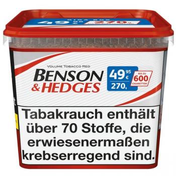 2x Benson & Hedges 270g Giga Box Stopftabak Volumentabak Benson Hedges 270 Gramm