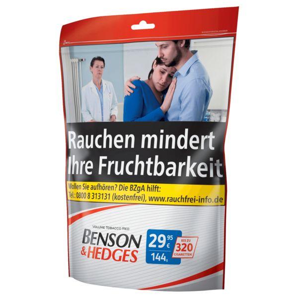 3x Benson & Hedges 144g 3XL Tüte Stopftabak Volumentabak Zigaretten Nachfüllpack