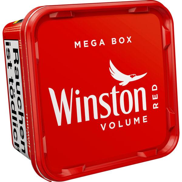 3x Winston Red 140g Mega Box Volumentabak Stopftabak + 1000 Hülsen + 5 Feuerzeug