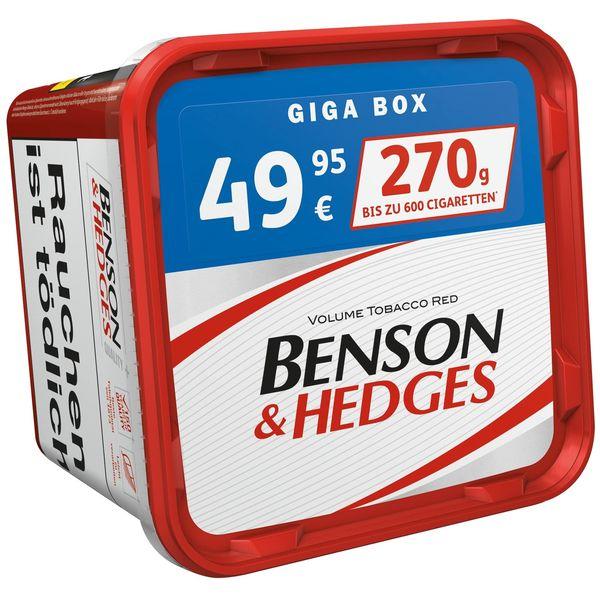 2x Benson & Hedges 270g Giga Box Stopftabak Volumentabak Benson Hedges 270 Gramm