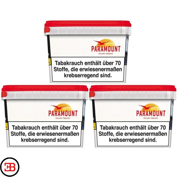 3x Paramount Mega Box 150g | Volumentabak | Stopftabak Zigarettentabak Mega Box