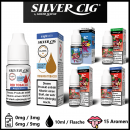 Einzelangebot: Silver Cig Premium E-Liquid Ver. Sorten 0/3/6/9 mg Nikotin